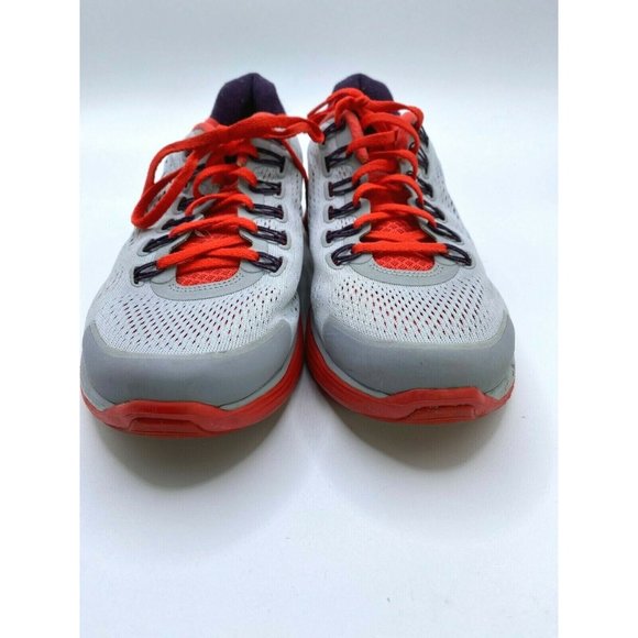 NIKE LUNARGLIDE+4 RUNNING GREY RED PURPLE 524977-013 MENS US 8.5 SIZE - Picture 5 of 9